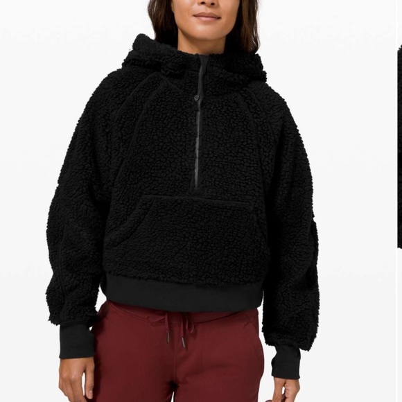 lululemon athletica Tops - Lululemon Scuba Oversized Sherpa 1/2 Zip